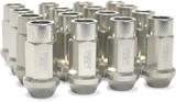 BLOX Racing Street Series Forged Lug Nuts 12x1.25mm Silver Set of 20