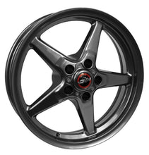 Load image into Gallery viewer, Race Star 92 Drag Star Bracket Racer 17x7 5x4.50bc 4.25bs Metallic Gray Wheel