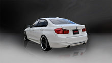 Load image into Gallery viewer, Corsa 2012-2017 BMW 335i Sedan RWD F30 3in Black Touring Dual Rear Single 3.5in Tip Cat-Back Exhaust