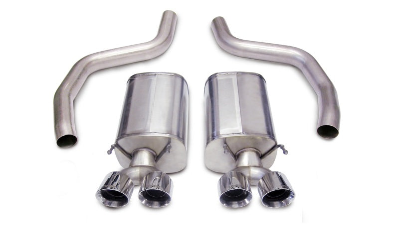 Corsa 2006-2013 Chevrolet Corvette C6 Z06 7.0L V8 Polished Sport Axle-Back Exhaust