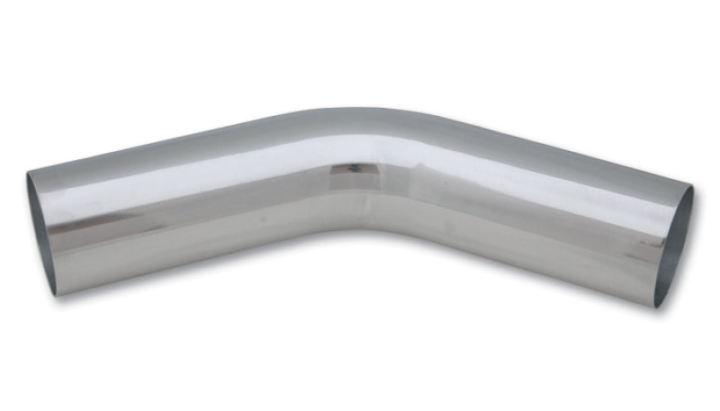 Vibrant .75in O.D. Universal Aluminum Tubing (45 Degree Bend) - Polished