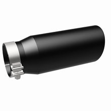 Load image into Gallery viewer, MagnaFlow Tip Stainless Black Coated Single Wall Round Single Outlet 5in Dia 4in Inlet 13in L