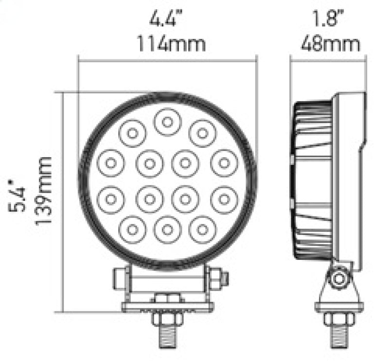 Hella ValueFit Work Light 5RD 2.0 LED MV CR LT