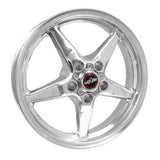 Race Star 92 Drag Star 17x4.50 5x4.50bc 1.75bs Direct Drill Polished Wheel