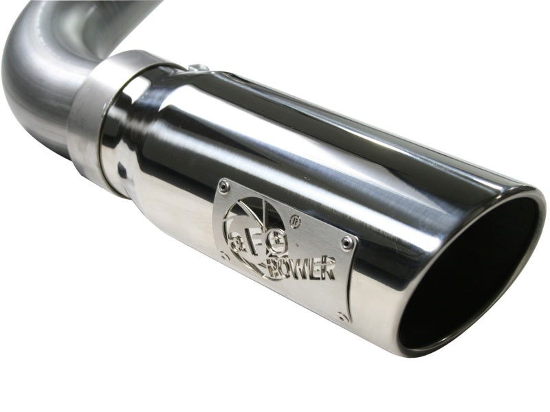 aFe MACHForce XP Exhaust SS-409 Cat-Back w/ 304SS Polished Tip 04-07 GM Trucks 1500 V6/V8