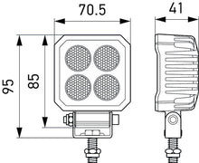 Load image into Gallery viewer, Hella ValueFit LED Work Light TS1700 LED MV CR LT