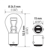 Load image into Gallery viewer, Hella Bulb 7225 12V 21/4W BAZ15d S8