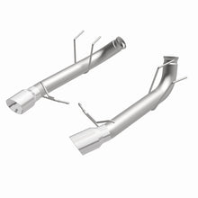 Load image into Gallery viewer, MagnaFlow 13 Ford Mustang Dual Split Rear Exit Stainless Axle-Back Cat Back Exhaust (Competition)