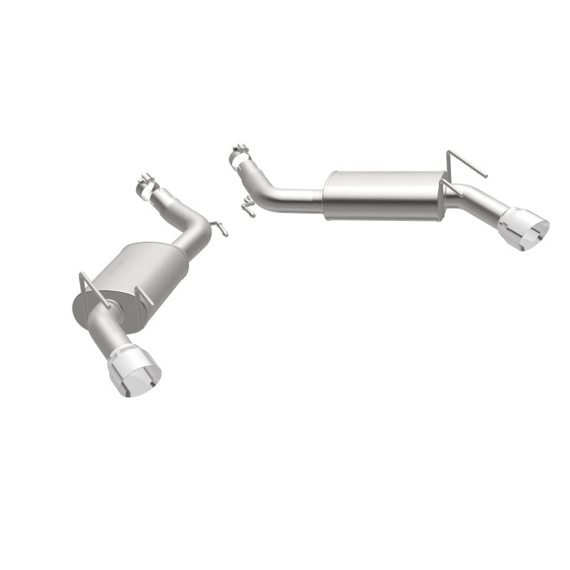 MagnaFlow Street Series Axle Back 14-15 Chevy Camaro 6.2L V8 SS Polished Dual Split Rear Exit