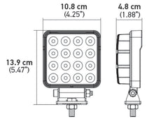 Load image into Gallery viewer, Hella ValueFit Work Light 4SQ 2.0 LED MV LR LT