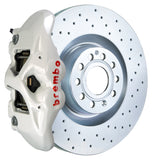 Brembo 07-15 TT 2.0T/07-15 TT 3.2L/09-15 TTS Fr GT BBK 4 Pist Cast 345x30 1pc Rotor Drilled- White