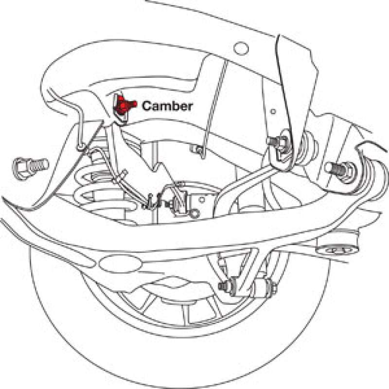 SPC Performance 07-17 GMC Acadia Rear Camber Adjustment Kit w/ xAxis