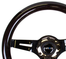 Load image into Gallery viewer, NRG Classic Wood Grain Steering Wheel (310mm) White w/Neochrome 3-Spoke Center