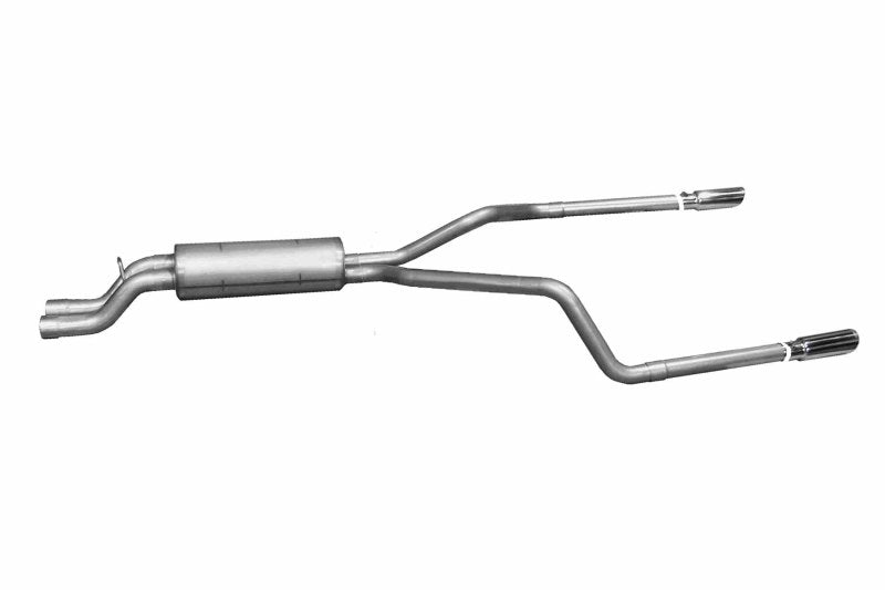 Gibson 02-05 Chevrolet Silverado 2500 HD Base 6.0L 2.5in Cat-Back Dual Split Exhaust - Aluminized