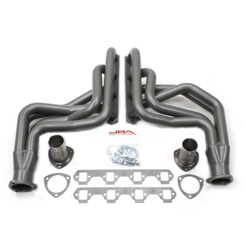 JBA 65-73 Ford Mustang 260-351W (w/Mustang II Suspension) 1-3/4in Primary Ti Ctd Long Tube Header