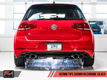 Load image into Gallery viewer, AWE Tuning Mk7 Golf R SwitchPath Exhaust w/Chrome Silver Tips 102mm