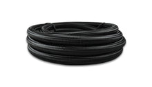 Load image into Gallery viewer, Vibrant -8 AN Black Nylon Braided Flex Hose w/ PTFE liner (10FT long)
