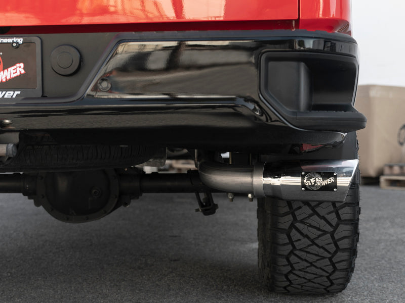 afe Apollo GT Series 2019 GM Silverado/Sierra 1500 4.3L/5.3L 409 SS CB Exhaust System w/Polished Tip