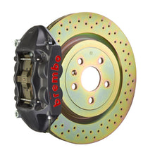 Load image into Gallery viewer, Brembo 66-89 911S/SC/Carrera Front GTS BBK 4 Piston Cast 323x28 1pc Rotor Drilled-Black HA