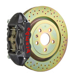 Brembo 66-89 911S/SC/Carrera Front GTS BBK 4 Piston Cast 323x28 1pc Rotor Drilled-Black HA