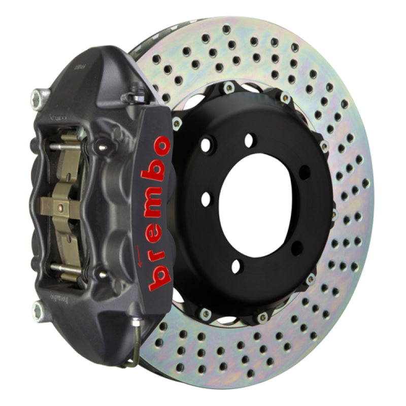 Brembo 16+ Miata MX-5 (ND) Front GTS BBK 4 Piston Cast 328x28 2pc Rotor Drilled-Black HA