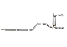 Load image into Gallery viewer, aFe Rebel Series 2.5in 409 SS Cat-Back Exhaust w/ Polished Tips 18-19 Jeep Wrangler (JL) V6 3.6L