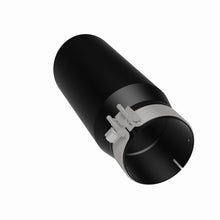 Load image into Gallery viewer, MagnaFlow Tip Stainless Black Coated Single Double Round Single Outlet 5in Dia 4in Inlet 13in L