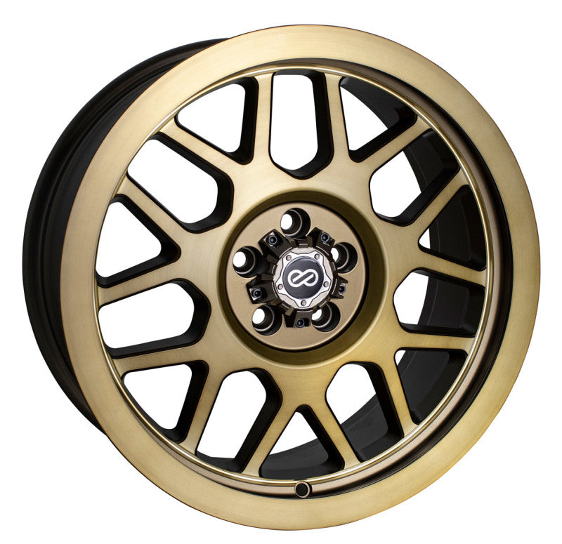 Enkei Matrix 17x9 6x139.7 10mm Offset 108mm Bore Brushed Gold Wheel