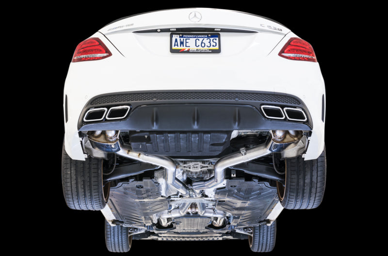 AWE Tuning Mercedes-Benz W205 AMG C63/S Sedan SwitchPath Exhaust System - for DPE Cars