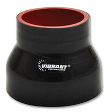 Load image into Gallery viewer, Vibrant 4 Ply Reducer Coupling .75in x .50in x 4in Long - Black