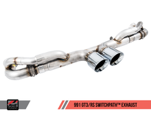 Load image into Gallery viewer, AWE Tuning Porsche 991 GT3 / RS SwitchPath Exhaust - Chrome Silver Tips