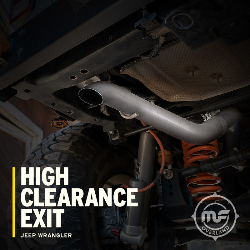 MagnaFlow 12-18 Jeep Wrangler 2.5in Overland Series Cat-Back Exhaust