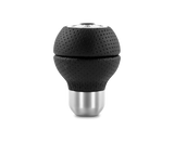 Momo Race Shift Knob - Black Airleather, Aluminum Insert