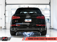 Load image into Gallery viewer, AWE Tuning Audi B9 SQ5 Non-Resonated Touring Edition Cat-Back Exhaust - No Tips (Turn Downs)