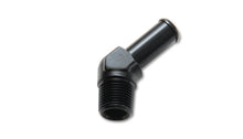 Load image into Gallery viewer, Vibrant 3/4 NPT to 3/4in Barb Straight Fitting 45 Deg Adapter - Aluminum