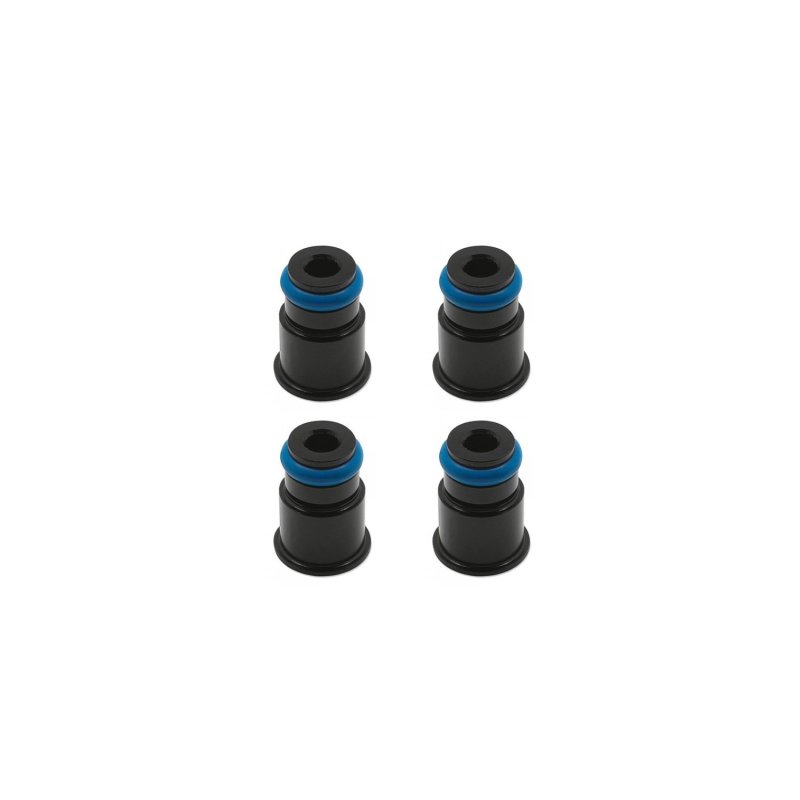 BLOX Racing 11mm Adapter Top (1/2in) w/Viton O-Ring & Retaining Clip (Set of 4)