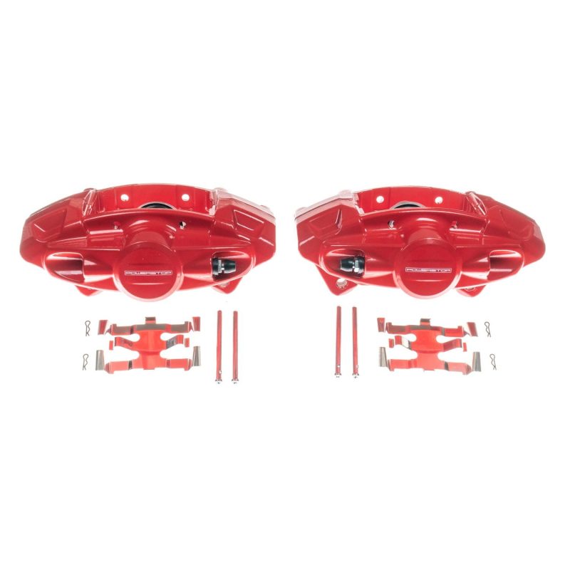 Power Stop 09-13 Infiniti FX50 Rear Red Calipers w/o Brackets - Pair