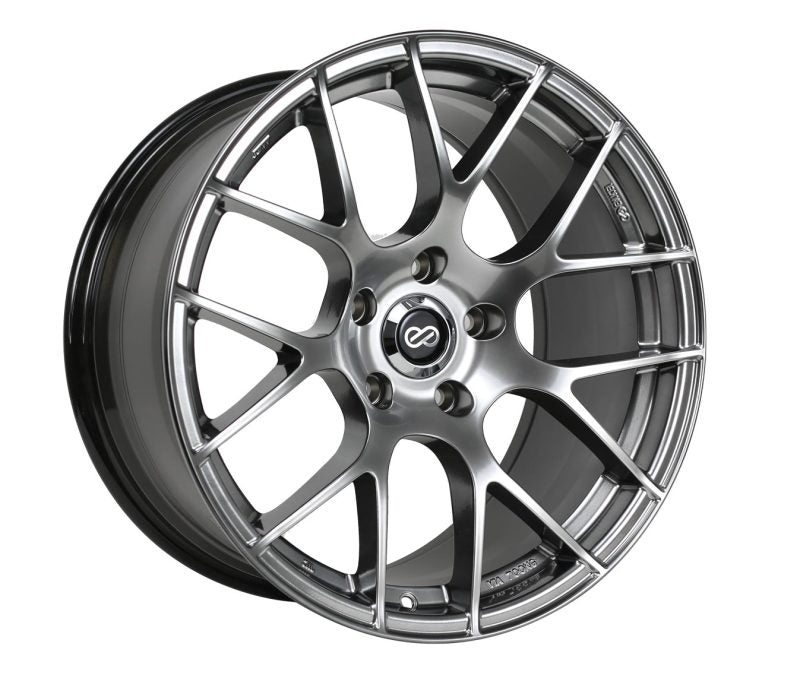 Enkei Raijin 18x10.5 25mm Offset 5x114.3 Bolt Pattern Hyper Silver Wheel