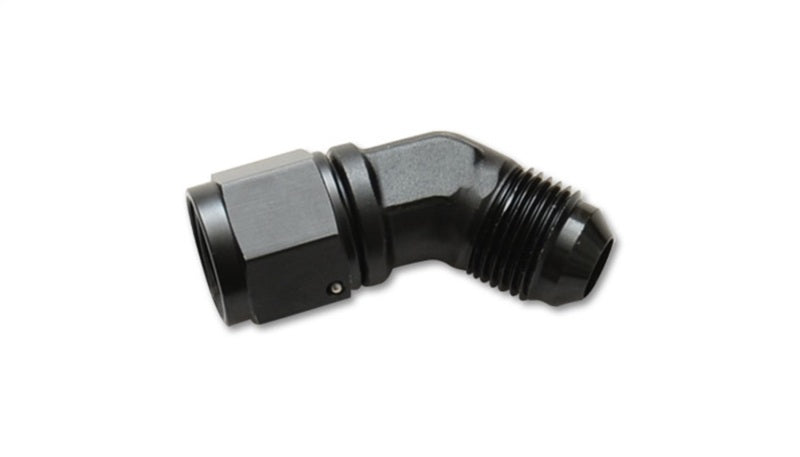 Vibrant -6AN Female to -6AN Male 45 Degree Swivel Adapter Fitting