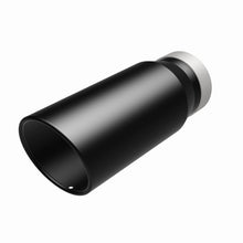 Load image into Gallery viewer, MagnaFlow Tip Stainless Black Coated Single Wall Round Single Outlet 5in Dia 4in Inlet 13in L