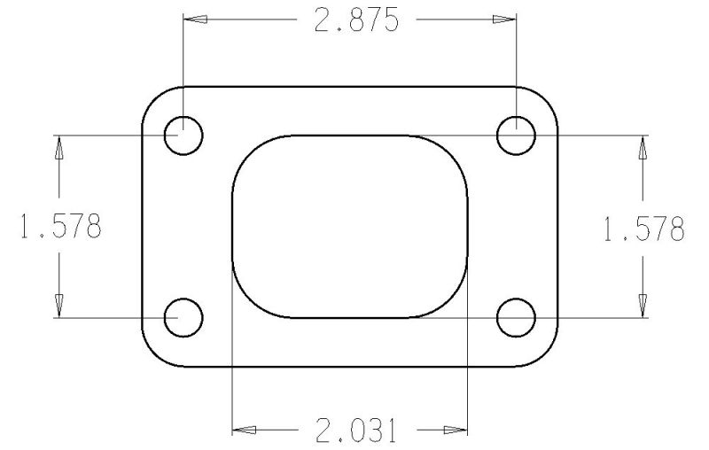 Cometic Turbo FLG T25 Garrett Turbine Inlet Exhaust Gasket