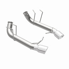 Load image into Gallery viewer, MagnaFlow 13 Ford Mustang Dual Split Rear Exit Stainless Axle-Back Cat Back Exhaust (Competition)