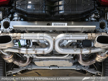 Load image into Gallery viewer, AWE Tuning 991 Carrera Performance Exhaust - Use Stock Tips