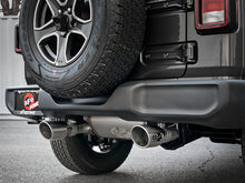 Load image into Gallery viewer, aFe Rebel Series 2.5in 409 SS Cat-Back Exhaust w/ Polished Tips 18-19 Jeep Wrangler (JL) V6 3.6L