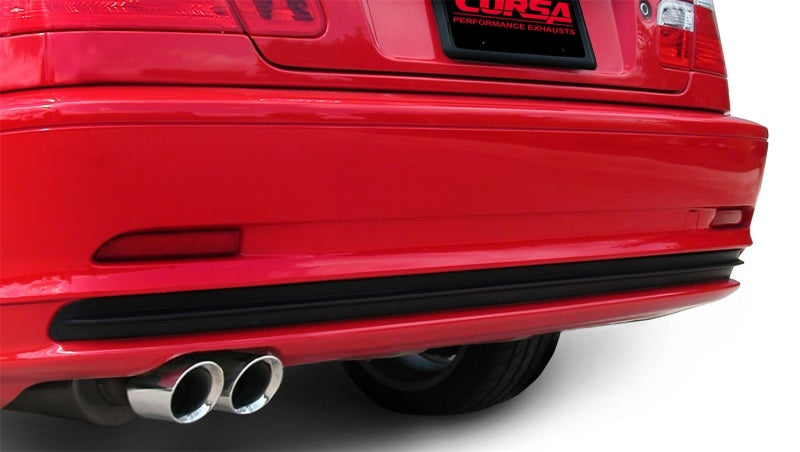 Corsa 2001-2006 BMW 325i/ci Convertible E46 Polished Sport Axle-Back Exhaust