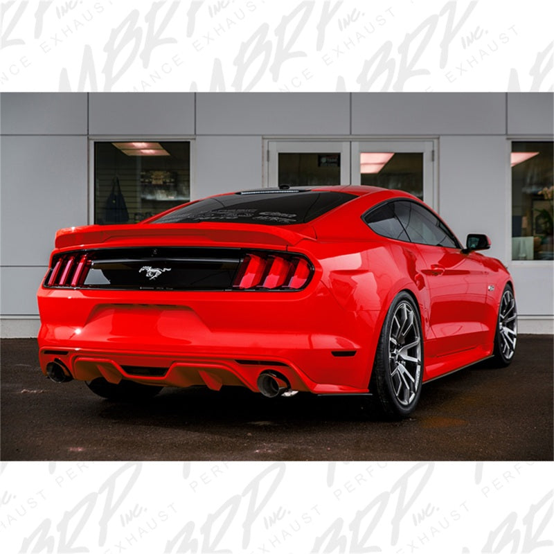 MBRP 15-18 Ford Mustang EcoBoost 2.3L T409 3in Cat Back Dual Split Rear Exit (Street Version)